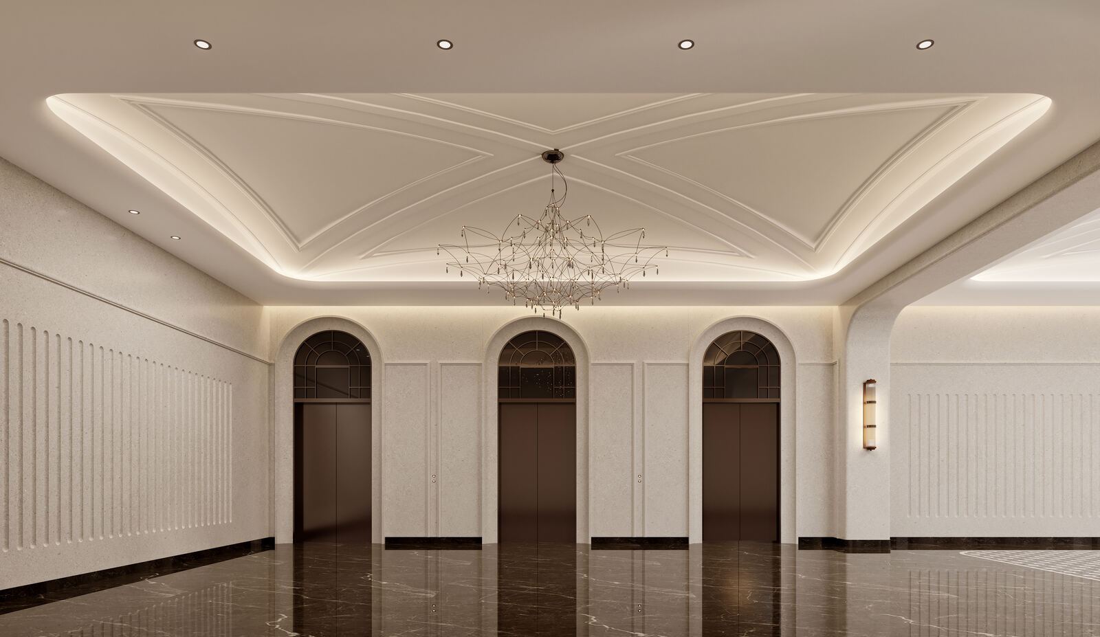 BONNA Hotel 5F elevator lobby