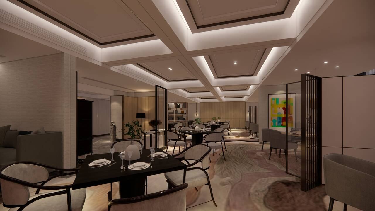 Fulin Hotel lounge area