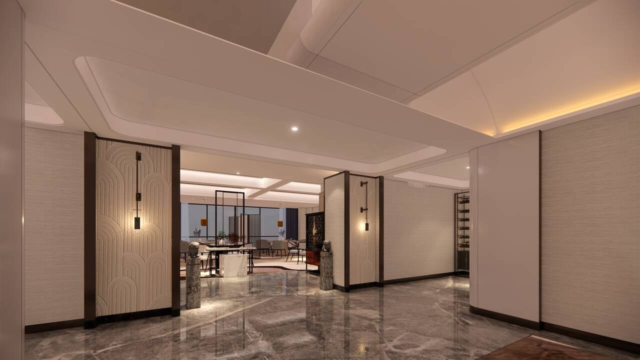 Fulin Hotel Lounge corridor