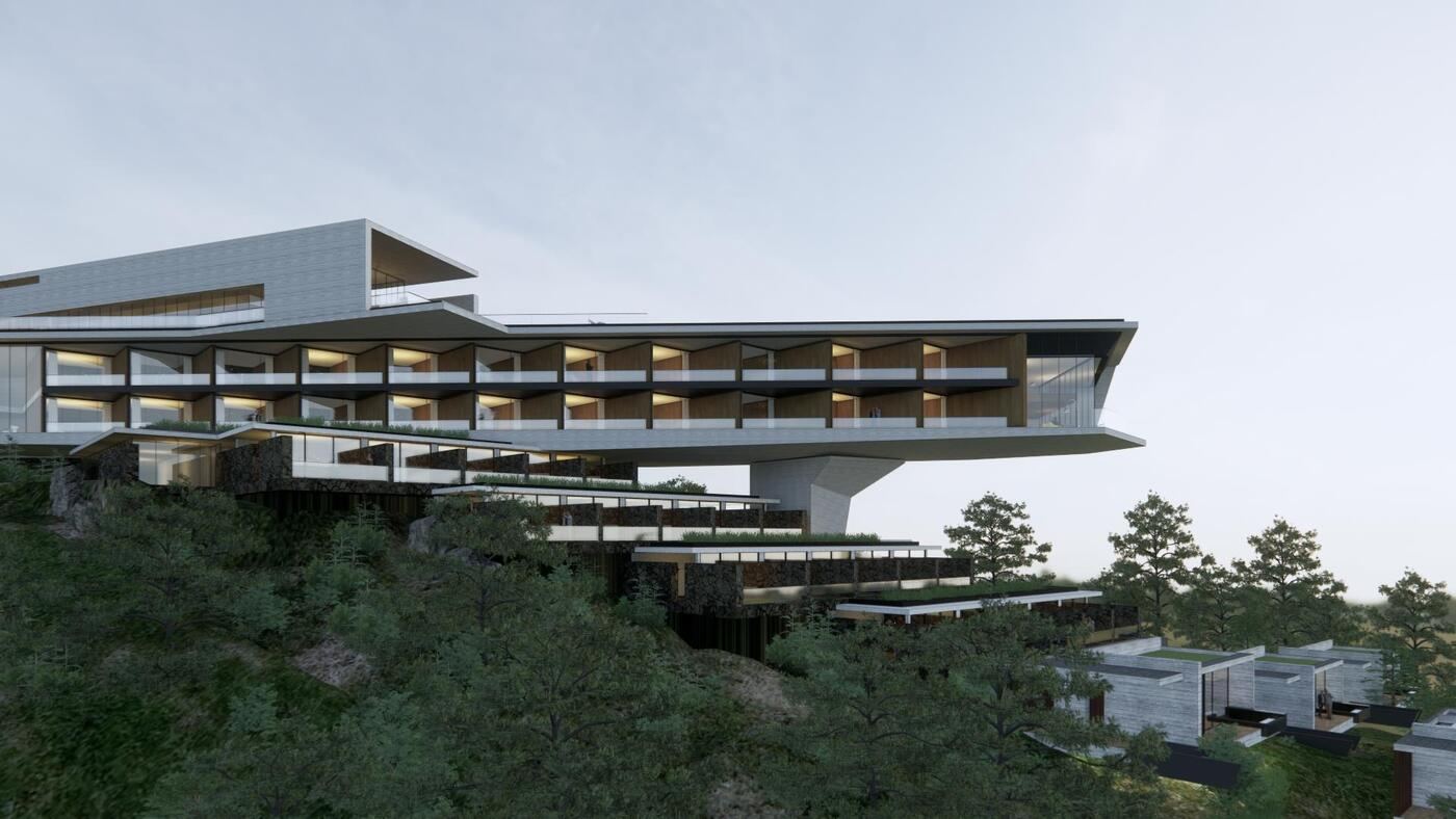 Cloud Realm Hotel rendering
