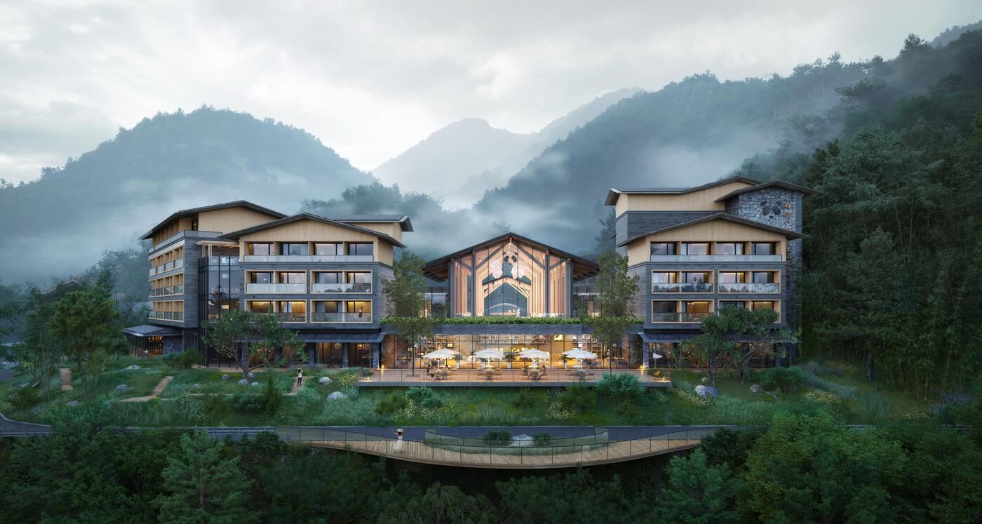 Mangshan Hotel rendering