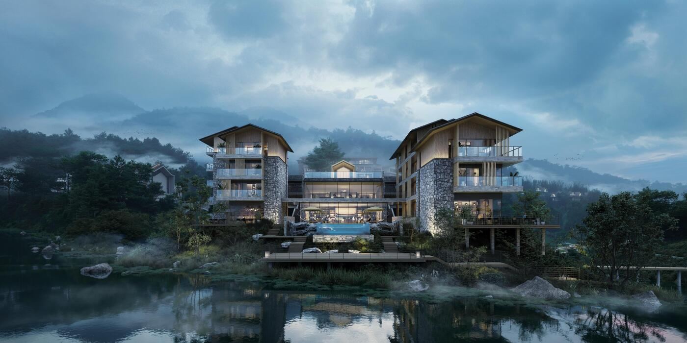 Mangshan Hotel rendering