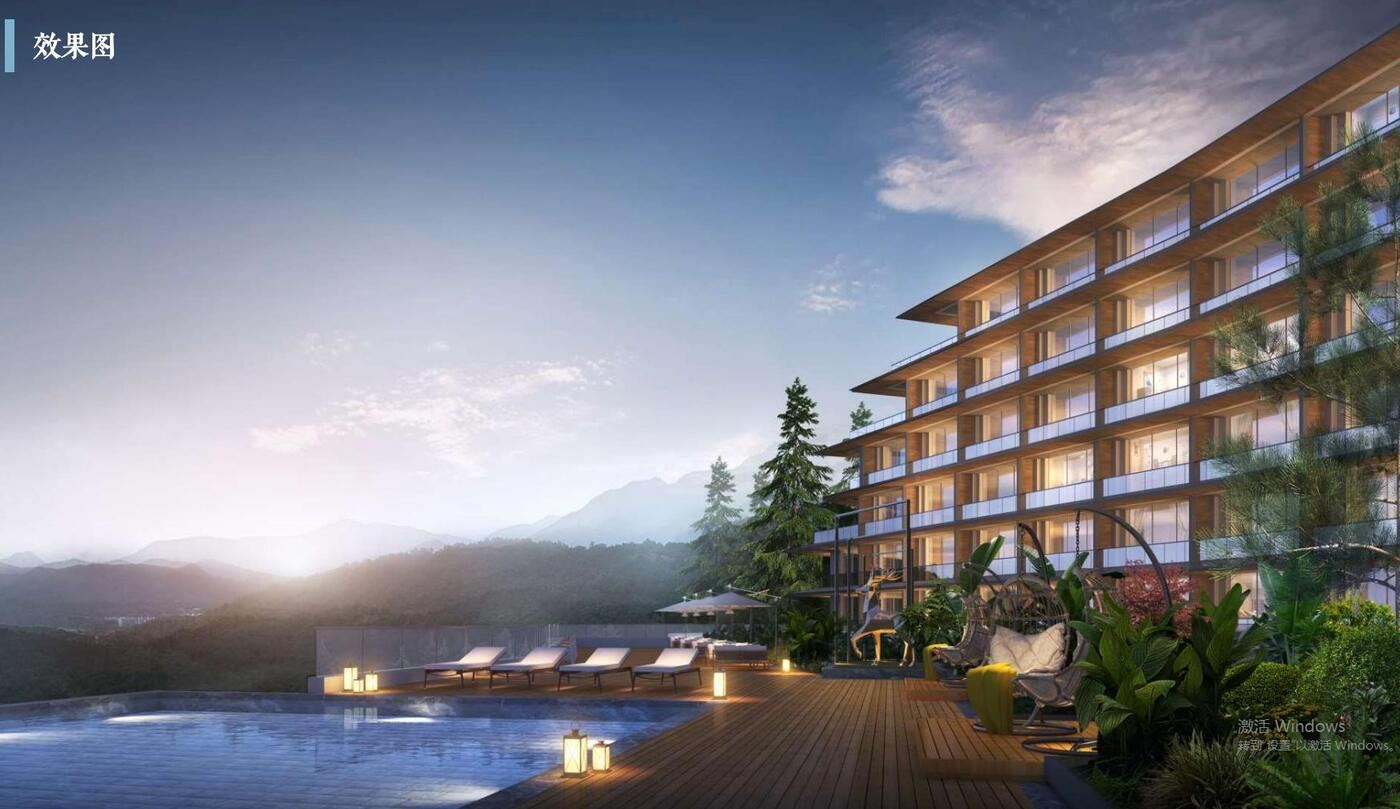Pool terrace rendering