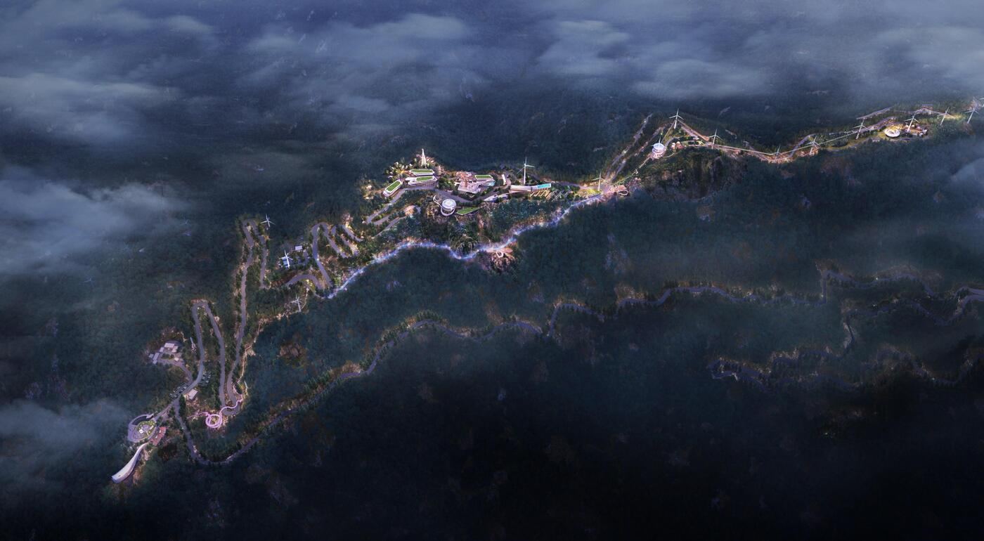 Yunshu Wujing night aerial